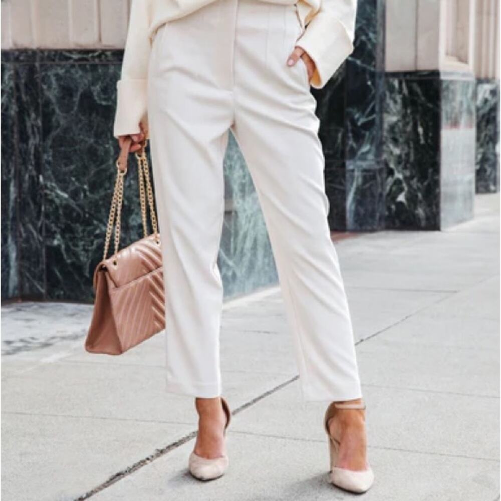 VICI Vanessa High Waist Cream Color Pants